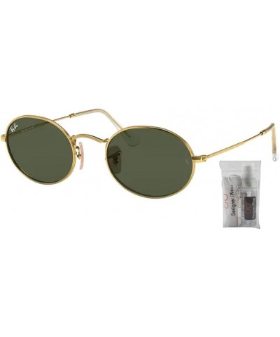 RB3547 Oval Sunglasses for Men for Women + BUNDLE With Designer iWear Eyewear Kit 40 Arista / G-15 Green $62.58 Oval