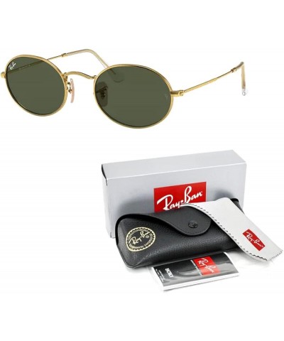 RB3547 Oval Sunglasses for Men for Women + BUNDLE With Designer iWear Eyewear Kit 40 Arista / G-15 Green $62.58 Oval