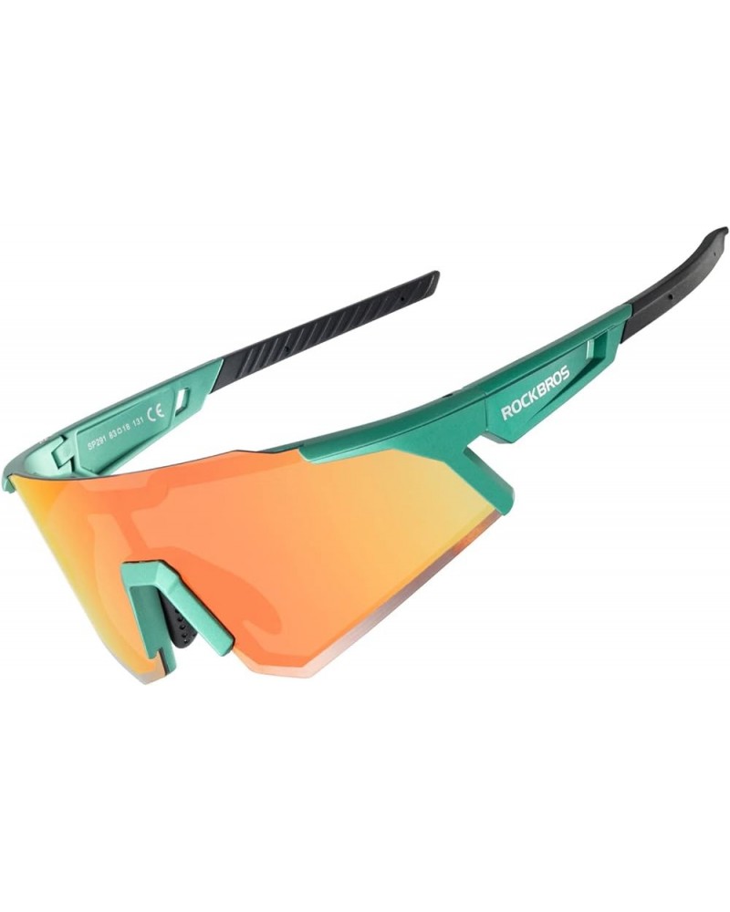 Polarized Sunglasses for Men Women UV Protection Cycling Sunglasses Sport Glasses Green Yellow $13.34 Sport