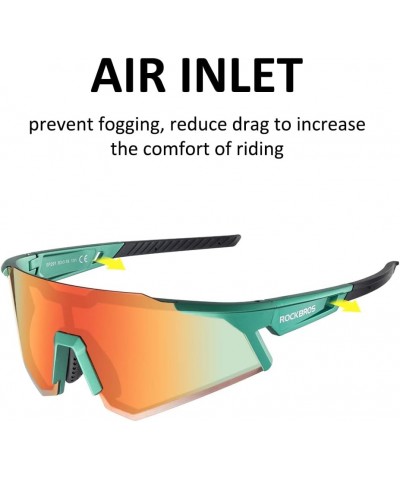 Polarized Sunglasses for Men Women UV Protection Cycling Sunglasses Sport Glasses Green Yellow $13.34 Sport