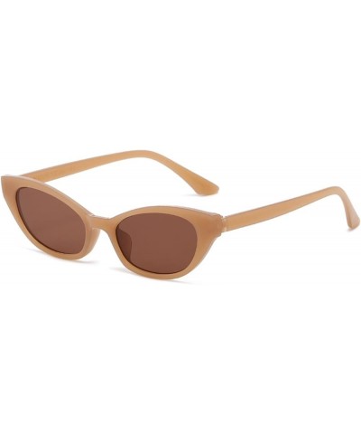 Square Small Frame Outdoor Men Women Sunglasses Holiday Trend UV400 Sunglasses Gift D $12.69 Designer