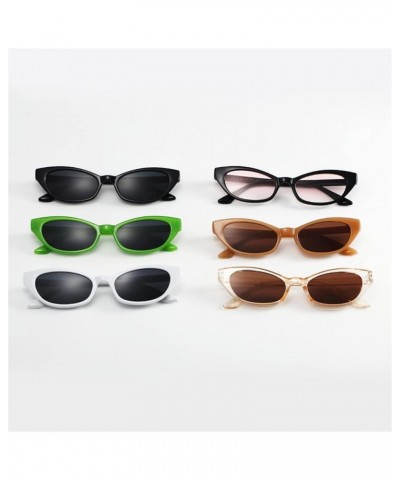 Square Small Frame Outdoor Men Women Sunglasses Holiday Trend UV400 Sunglasses Gift D $12.69 Designer