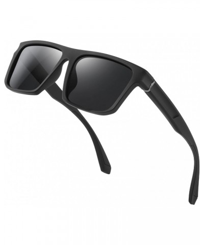 Rectangular Polarized Sports Sunglasses for Men and Women with UV Protection $8.84 Rectangular