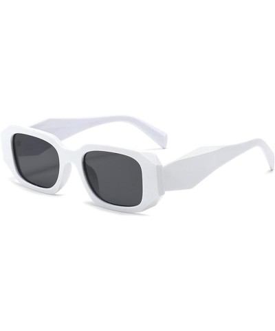 Prismatic Small Frame Square Sunglasses for Men and Women (Color : E, Size : 1) 1 I $15.25 Designer