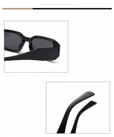 Prismatic Small Frame Square Sunglasses for Men and Women (Color : E, Size : 1) 1 I $15.25 Designer