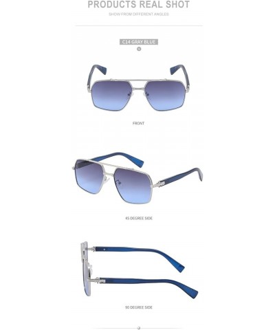 Retro Metal Cycling Driving Sunglasses Outdoor Holiday Decoration Sunglasses (Color : F, Size : 1) 1 C $21.20 Designer