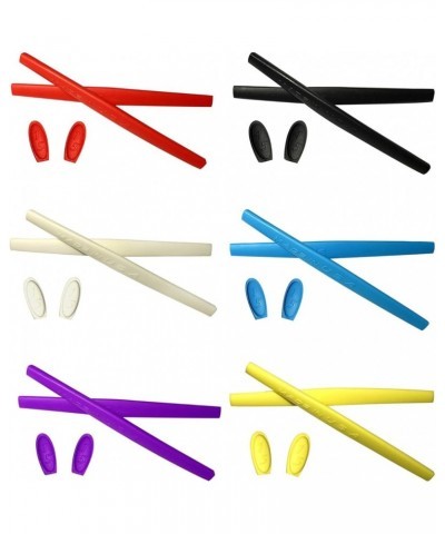 Replacement Silicone Leg Set For Oakley Romeo 1 Ear socks Rubber Kit Red/Blue/Black/Yellow/White/Purple Red/Blue/Black/Yellow...