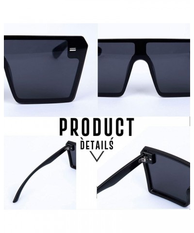 2185 Oversized Sunglasses for Women Fishing Glasses Cute Vintage Sunglasses UV400 Protection Black No.1 $15.67 Oversized