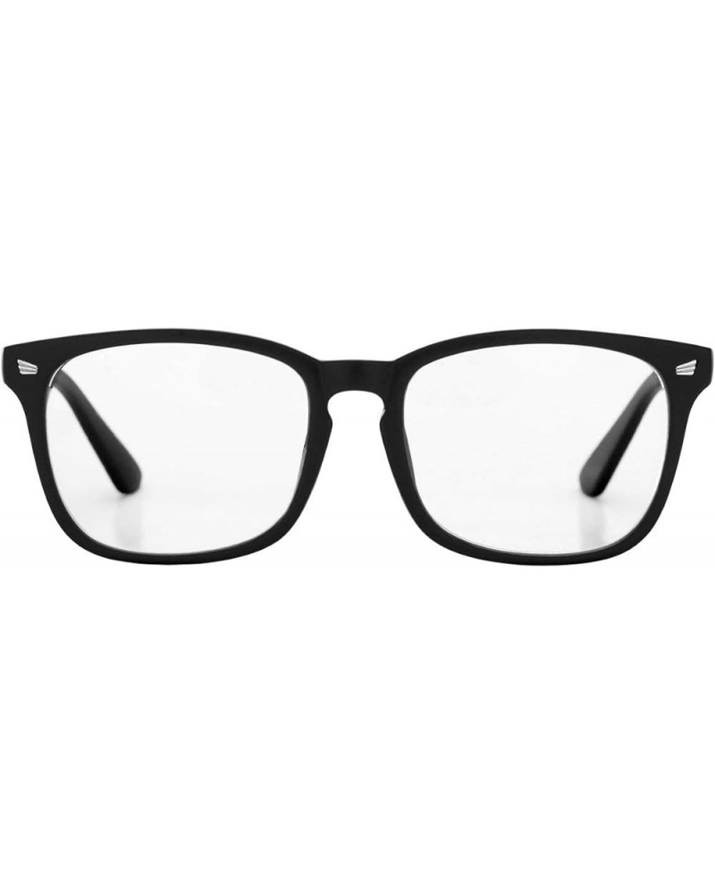 Non-prescription Glasses Clear Frame Glasses for Women Men B2| Matte Black $9.35 Square