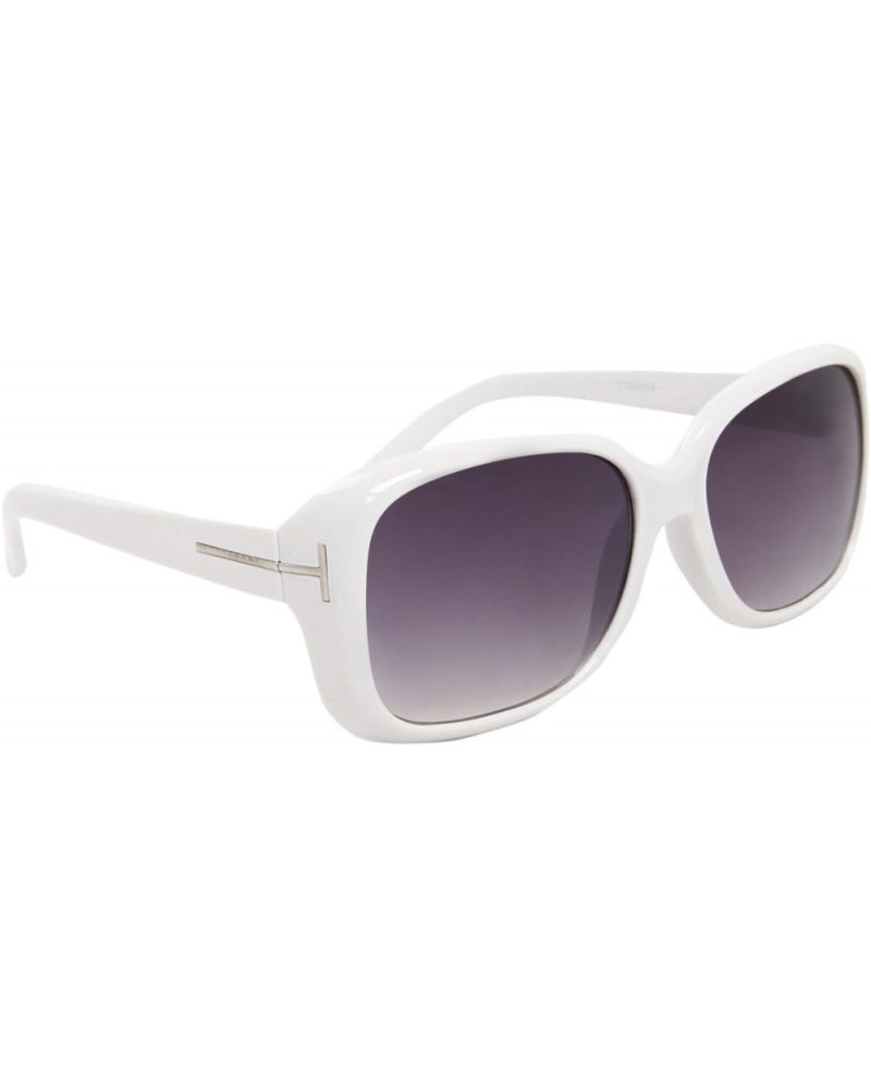 CTS24313 UV400 Sunglasses Unisex Fashion Style White Black $7.58 Designer