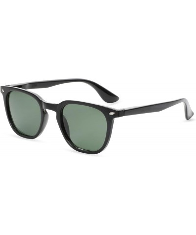 Polarized Round Sunglasses, Stylish Sunglasses for Men and Women Retro Classic, Multi-Style Selection Black/Gray $11.19 Round