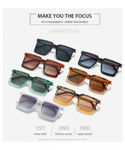 Trendy Square Sunglasses For Men And Women Outdoor UV400 Decorative Sunglasses Gift C $14.82 Designer