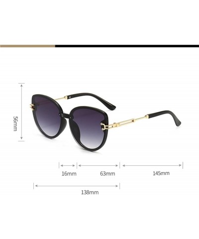 Woman Large Frame Cat Eye Outdoor Sunglasses (Color : A, Size : 1) 1 G $14.97 Designer