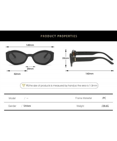 Small Frame Outdoor Vacation Retro Sunglasses Men And Women 2 $14.13 Designer