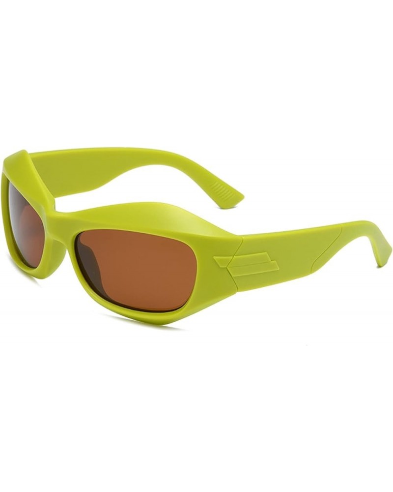 Cat Eye Punk Men and Women Outdoor Sports Fashion Sunglasses (Color : C, Size : 1) 1 H $18.82 Sport