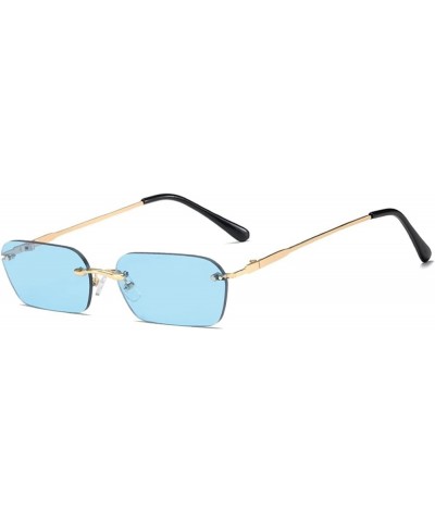 Square Frame Men and Women Sunglasses Street Shooting Vacation Sunshade Decoration (Color : D, Size : Medium) Medium D $15.62...