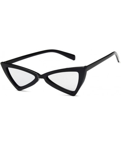 Women/Men Sunglasses Fashion Bow Frame UV400 Anti-glare Lens Glasses Black&silver $6.54 Butterfly