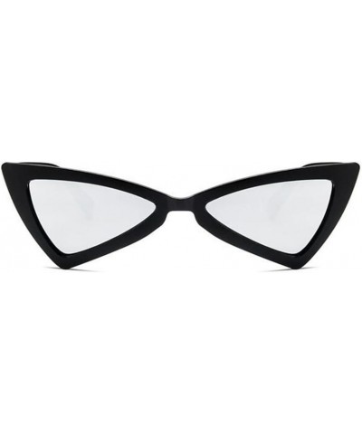 Women/Men Sunglasses Fashion Bow Frame UV400 Anti-glare Lens Glasses Black&silver $6.54 Butterfly