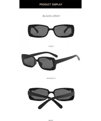 Fashion Hip-hop Men and Women Sunglasses Small Frame Outdoor Holiday Decorative Sunglasses (Color : E, Size : 1) 1 H $16.24 D...