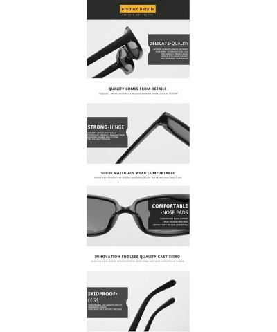 Fashion Hip-hop Men and Women Sunglasses Small Frame Outdoor Holiday Decorative Sunglasses (Color : E, Size : 1) 1 H $16.24 D...