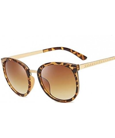 Round Lens Women Retro Men Sunglasses UV400 5 Stripedbrown As Picture $13.37 Sport