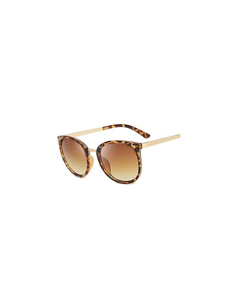 Round Lens Women Retro Men Sunglasses UV400 5 Stripedbrown As Picture $13.37 Sport