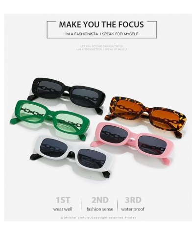 Square Frame Fashion Street Fashion Sunglasses for Men and Women Outdoor Sunshade (Color : A, Size : Medium) Medium D $19.62 ...