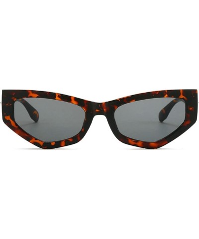 Polarized Cat Eye Sunglasses for Women, Retro Narrow Pointy Cateye Womens Sun Glasses Leopard $9.63 Cat Eye