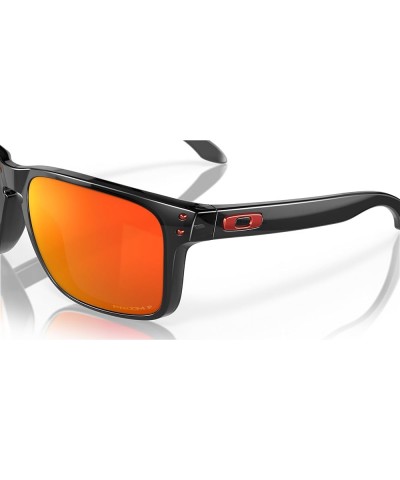 Men's Oo9417 Holbrook XL Square Sunglasses Black Ink/Red/Prizm Ruby Polarized $62.54 Square