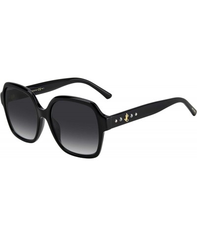 Square Sunglasses Rella/G/S 8079O Black 55mm $35.64 Designer