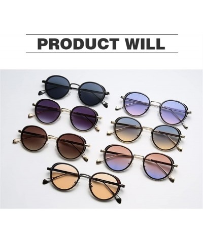 Metal Men and Women Fashion Sunglasses Outdoor Beach Sunshade Party Decoration (Color : F, Size : Medium) Medium F $21.02 Des...