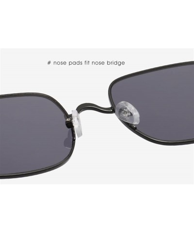 Metal Retro Punk Men and Women Sunglasses Fashion Photo Accessories Sunglasses (Color : A, Size : 1) 1 C $13.10 Designer