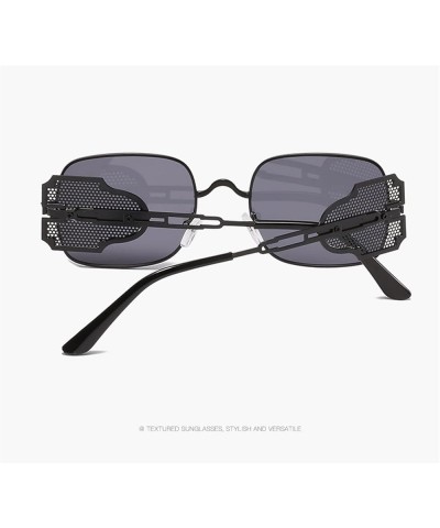 Metal Retro Punk Men and Women Sunglasses Fashion Photo Accessories Sunglasses (Color : A, Size : 1) 1 C $13.10 Designer