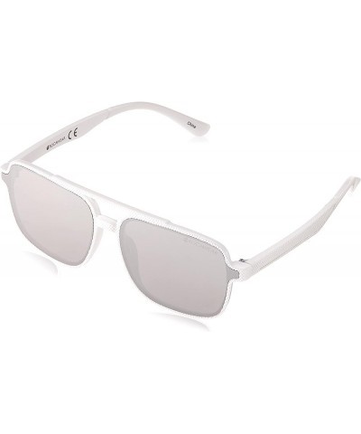 R1524 Retro Uv400 Protective Square Navigator Aviator Pilot Sunglasses. Gifts for Men with Flair, 60 Mm Matte White $12.18 Av...