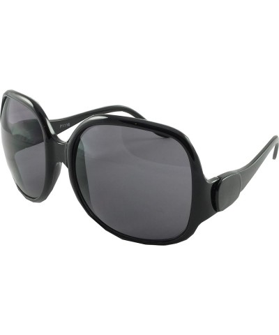 Women's Oversized 'Bastedo' Style Non Polarized Sunglasses 50 Black Black $12.19 Oversized