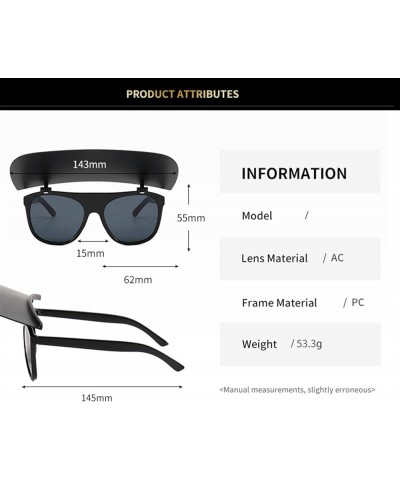 Flip Outdoor Sports Sunshade Men's and Women's Sunglasses Sunglasses Womens (Color : D, Size : Medium) Medium Navy $17.45 Sport