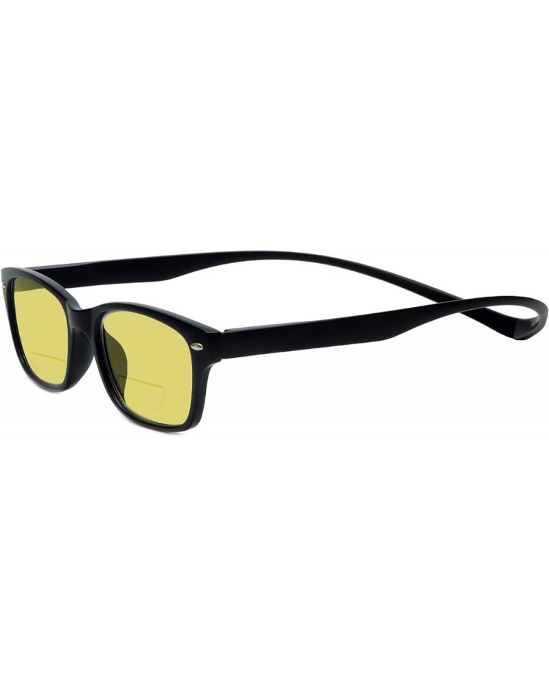 Greenwich Magnetic Polarized Bi-Focal Sunglasses?áREAR CONNECTING MAGNETIC FRAME Matte Black/Yellow Lens $38.23 Rectangular