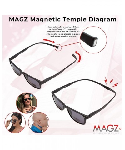 Greenwich Magnetic Polarized Bi-Focal Sunglasses?áREAR CONNECTING MAGNETIC FRAME Matte Black/Yellow Lens $38.23 Rectangular