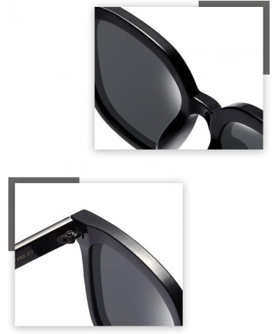 Men and Women Large-Frame Sunglasses Outdoor Vacation Sunshade (Color : F, Size : Medium) Medium B $13.80 Designer