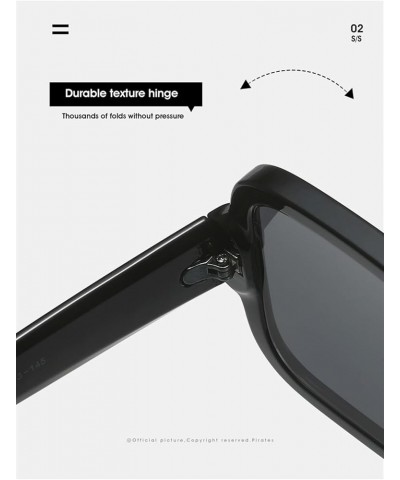 Women's Large Frame Square Sunglasses Men's Vintage Outdoor Vacation Sport Driving Commuter Sunglasses Gift C $12.61 Oversized