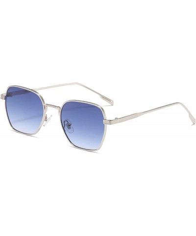 Metal Men and Women Outdoor Vacation Driving Fashion Sunglasses (Color : E, Size : 1) 1 F $15.66 Designer