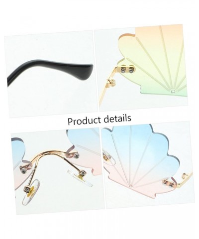 2pcs Sunglasses Fashion Sunglasses Fashion Glasses Frameless Sunglasses Personality Assorted Color 2x2pcs $17.17 Rimless