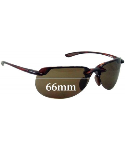 Maui Jim MJ414 Hapuna Replacement Lenses - Compatible with Maui Jim MJ414 Hapuna 66mm Frames Polarized Sfx Ultra Brown Hardco...