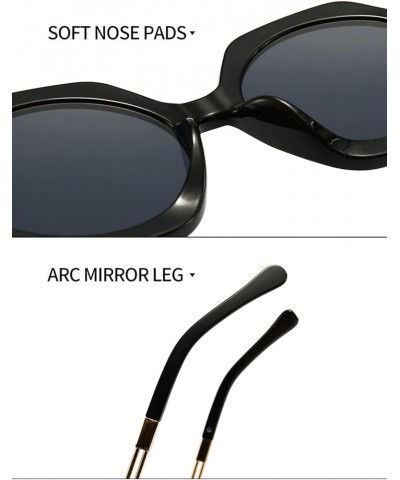 Woman Big Frame Outdoor Vacation Commuter Decoration Sunglasses Gift (Color : 1, Size : 1) 1 5 $11.81 Designer