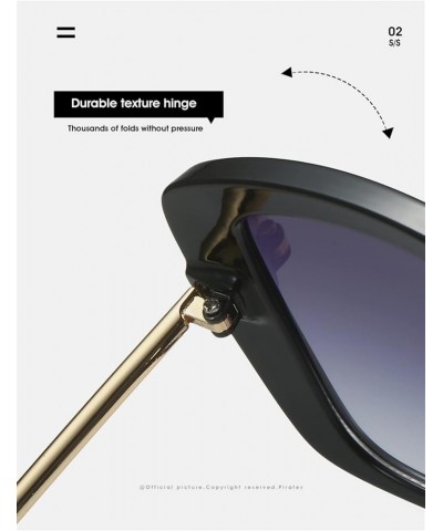 Square Large Frame Outdoor Men and Women Sunglasses (Color : 2, Size : 1) 1 4 $13.22 Designer