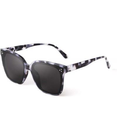 Fashion Square Sunglasses for Women Men Oversized Vintage Shades Tortoise $9.85 Oversized