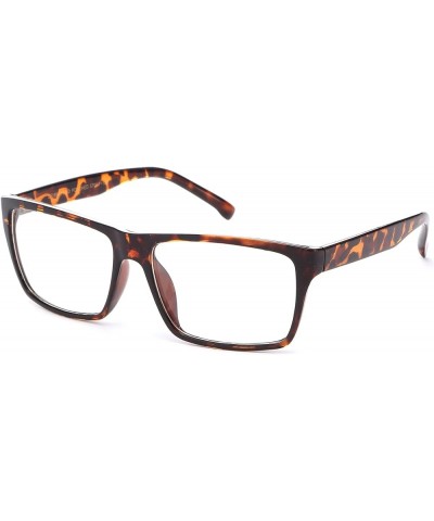 Newbee Fashion® - Hot Sellers Nerd Geeky Trendy Cosplay Costume Unique Clear Lens Fashionista Glasses 1886 Tortoise $8.54 Square