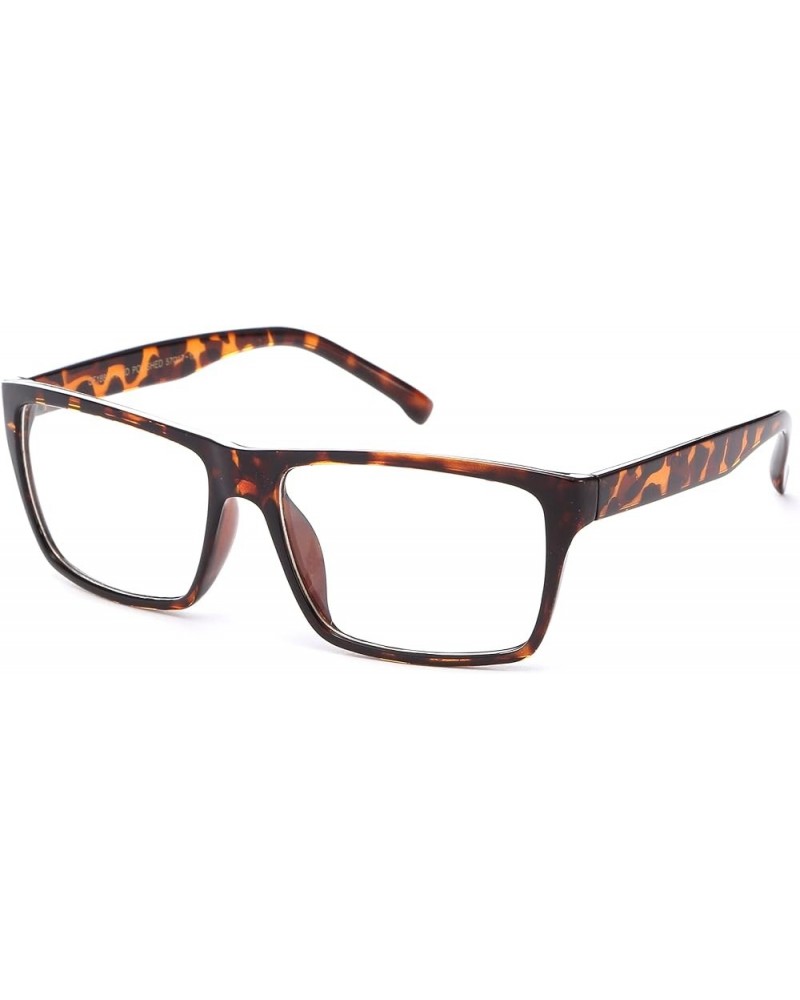 Newbee Fashion® - Hot Sellers Nerd Geeky Trendy Cosplay Costume Unique Clear Lens Fashionista Glasses 1886 Tortoise $8.54 Square