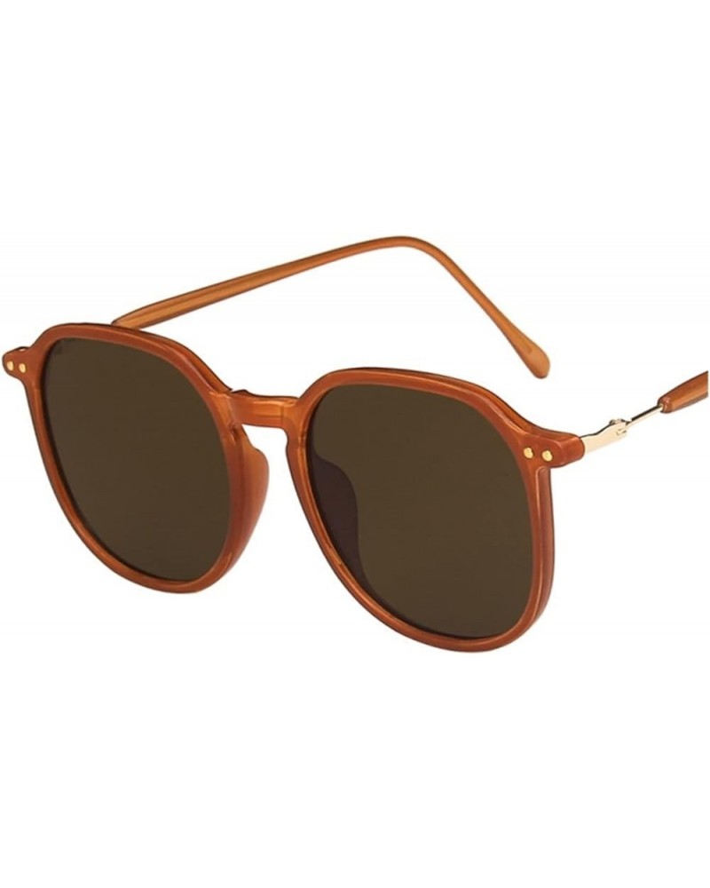 Retro Large Frame Men's and Women's Polarized Sunglasses Driving (Color : C, Size : 1) 1 B $17.70 Designer