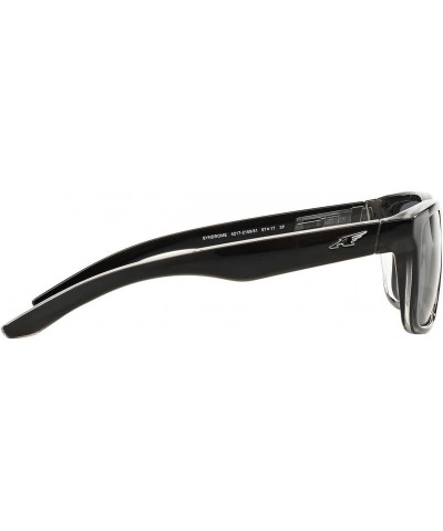 Mens Syndrome Sunglasses (AN4217) Black/Grey Plastic - Polarized - 57mm $24.52 Square